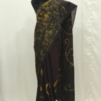 Cotton Batik Saree CBS60 - Image 2