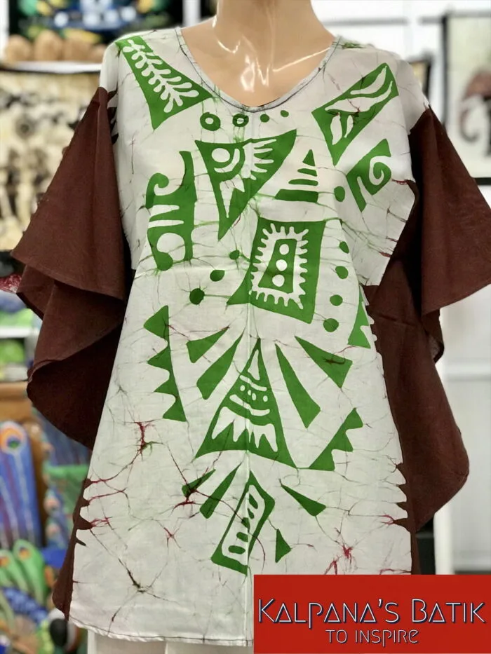 Batik Poncho Blouse BPB64