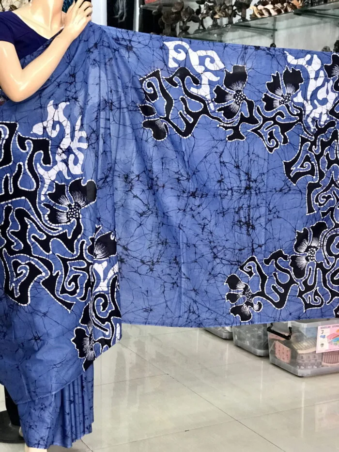 Cotton Batik Saree CBS28 - Image 2