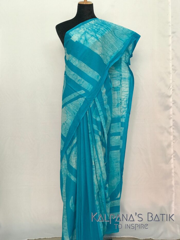 Cotton Batik Saree CBS41 - Image 2