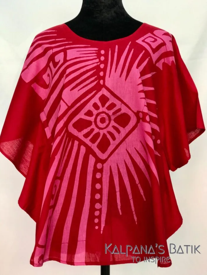 Batik Poncho Blouse BPB155