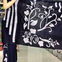 Cotton Batik Saree CBS09 - Image 2