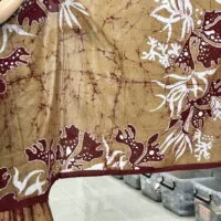 Cotton Batik Saree CBS37 - Image 2