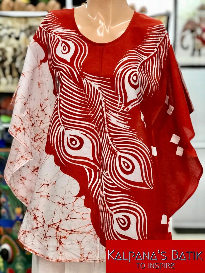 Batik Poncho Blouse BPB31