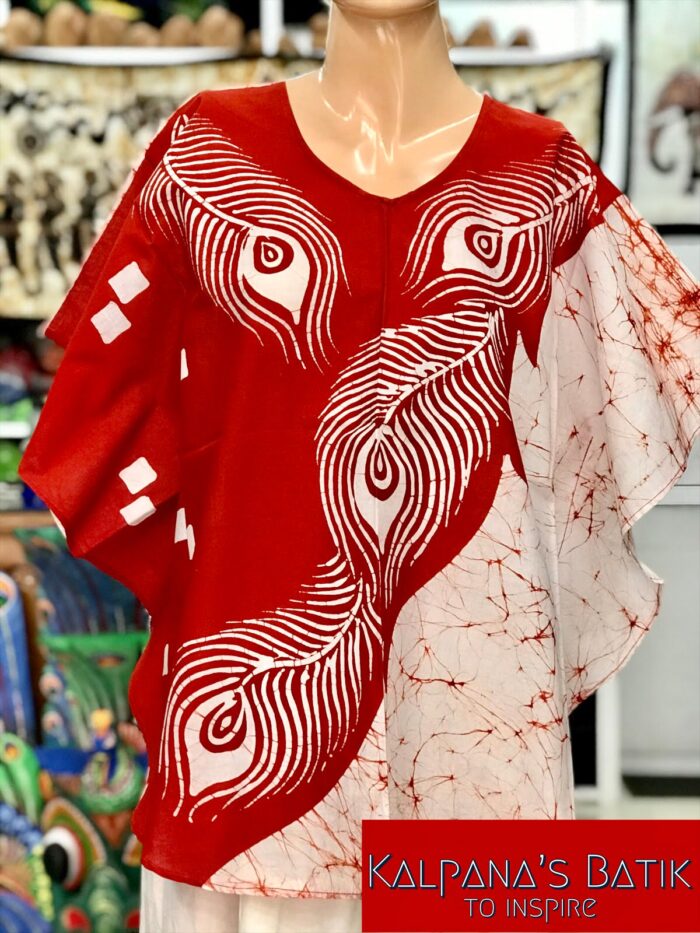 Batik Poncho Blouse BPB15