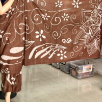 Cotton Batik Saree CBS11 - Image 2