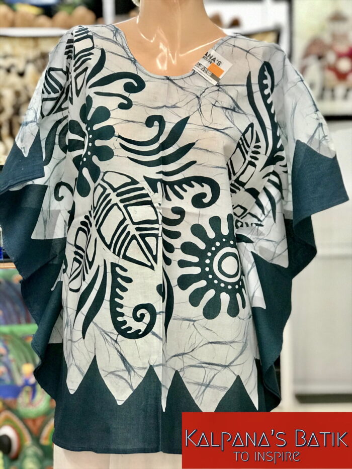 Batik Poncho Blouse BPB47