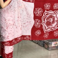 Cotton Batik Saree CBS10 - Image 2
