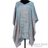 Silk Batik Kaftan Dress BKD02