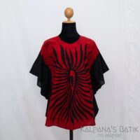 Batik Poncho Blouse BPB350