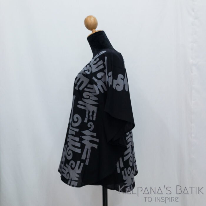 Batik Poncho Blouse BPB368 - Image 2