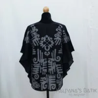 Batik Poncho Blouse BPB368 - Image 3