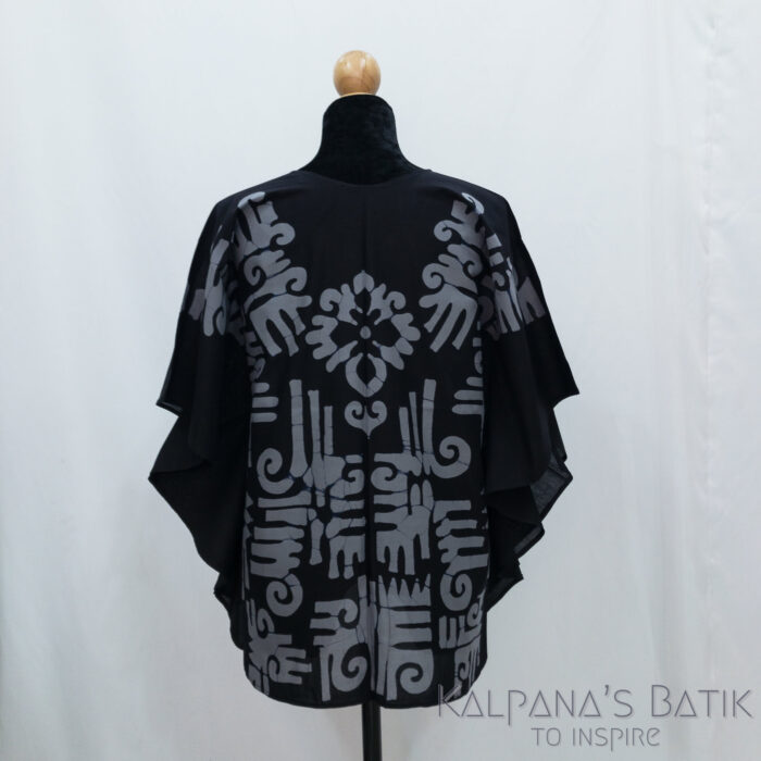 Batik Poncho Blouse BPB368 - Image 3