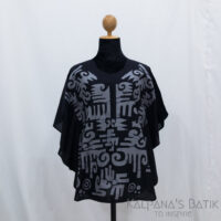 Batik Poncho Blouse BPB378