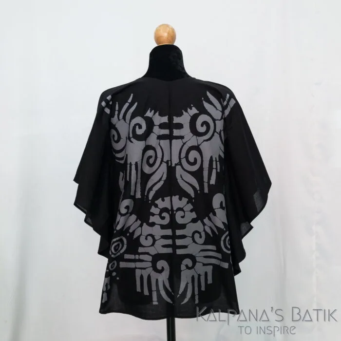 Batik Poncho Blouse BPB390 - Image 3