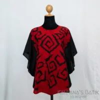 Batik Poncho Blouse BPB397