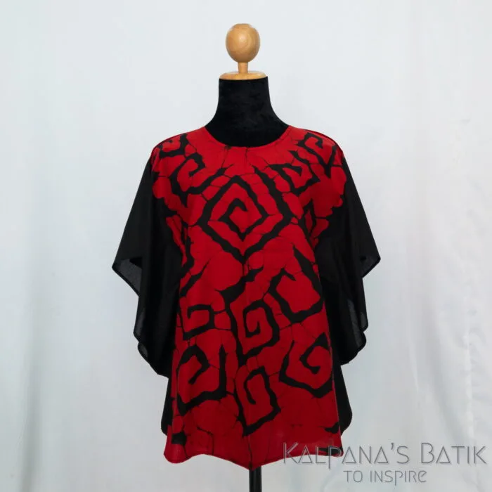 Batik Poncho Blouse BPB397