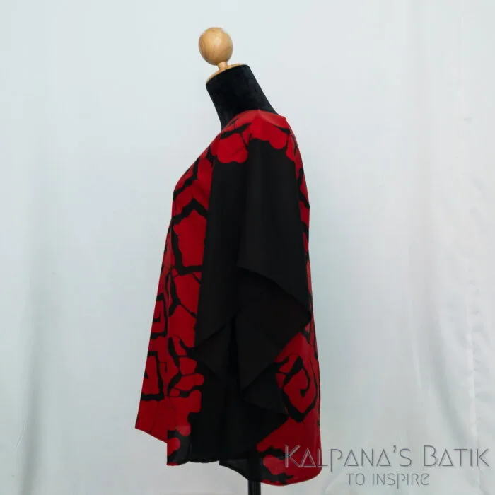 Batik Poncho Blouse BPB397 - Image 2