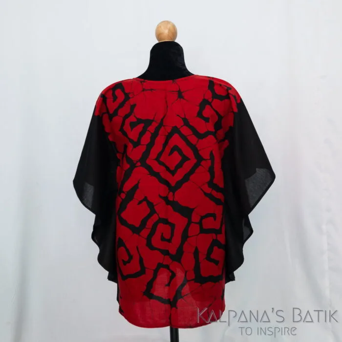 Batik Poncho Blouse BPB397 - Image 3