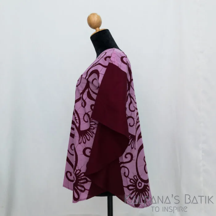 Batik Poncho Blouse BPB404 - Image 2