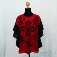Batik Poncho Blouse BPB407
