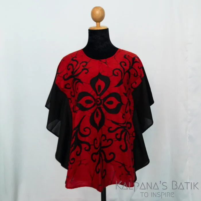 Batik Poncho Blouse BPB407