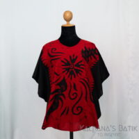 Batik Poncho Blouse BPB414