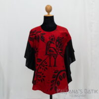 Batik Poncho Blouse BPB434