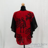 Batik Poncho Blouse BPB434 - Image 3