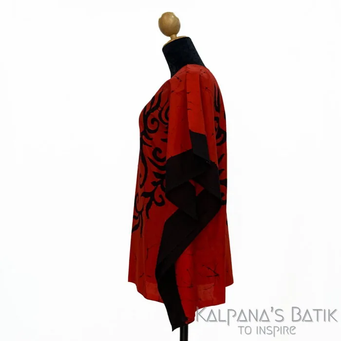 Batik Poncho Blouse BPB438 - Image 2