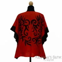 Batik Poncho Blouse BPB438 - Image 3