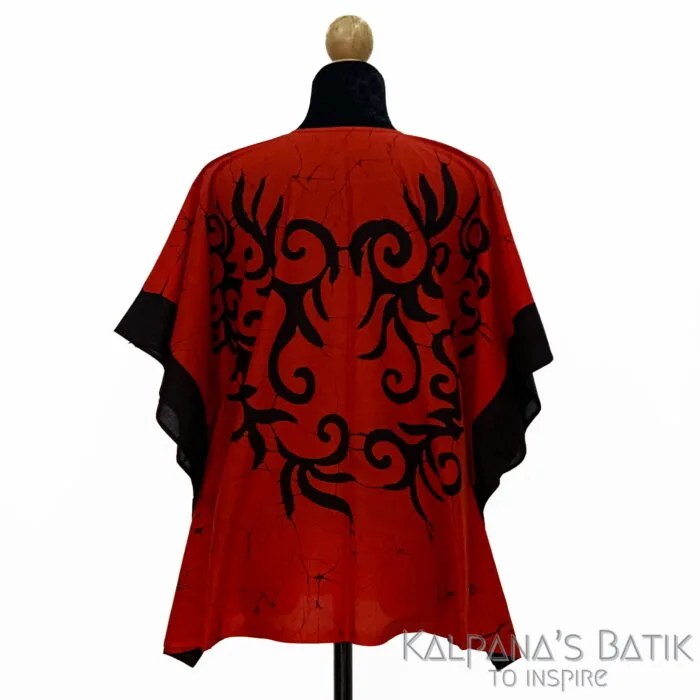 Batik Poncho Blouse BPB438 - Image 3