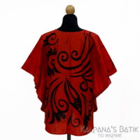 Batik Poncho Blouse BPB439 - Image 3