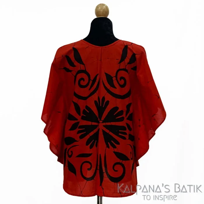 Batik Poncho Blouse BPB441 - Image 3