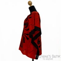 Batik Poncho Blouse BPB442 - Image 2