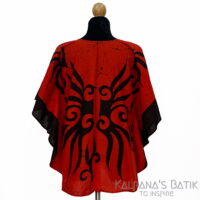 Batik Poncho Blouse BPB443 - Image 3