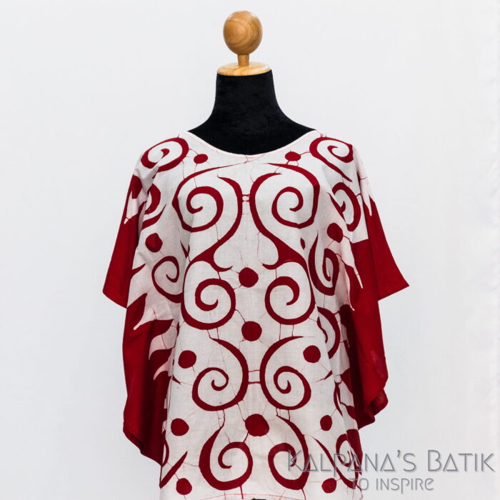 Batik poncho blouses 284 scaled 1