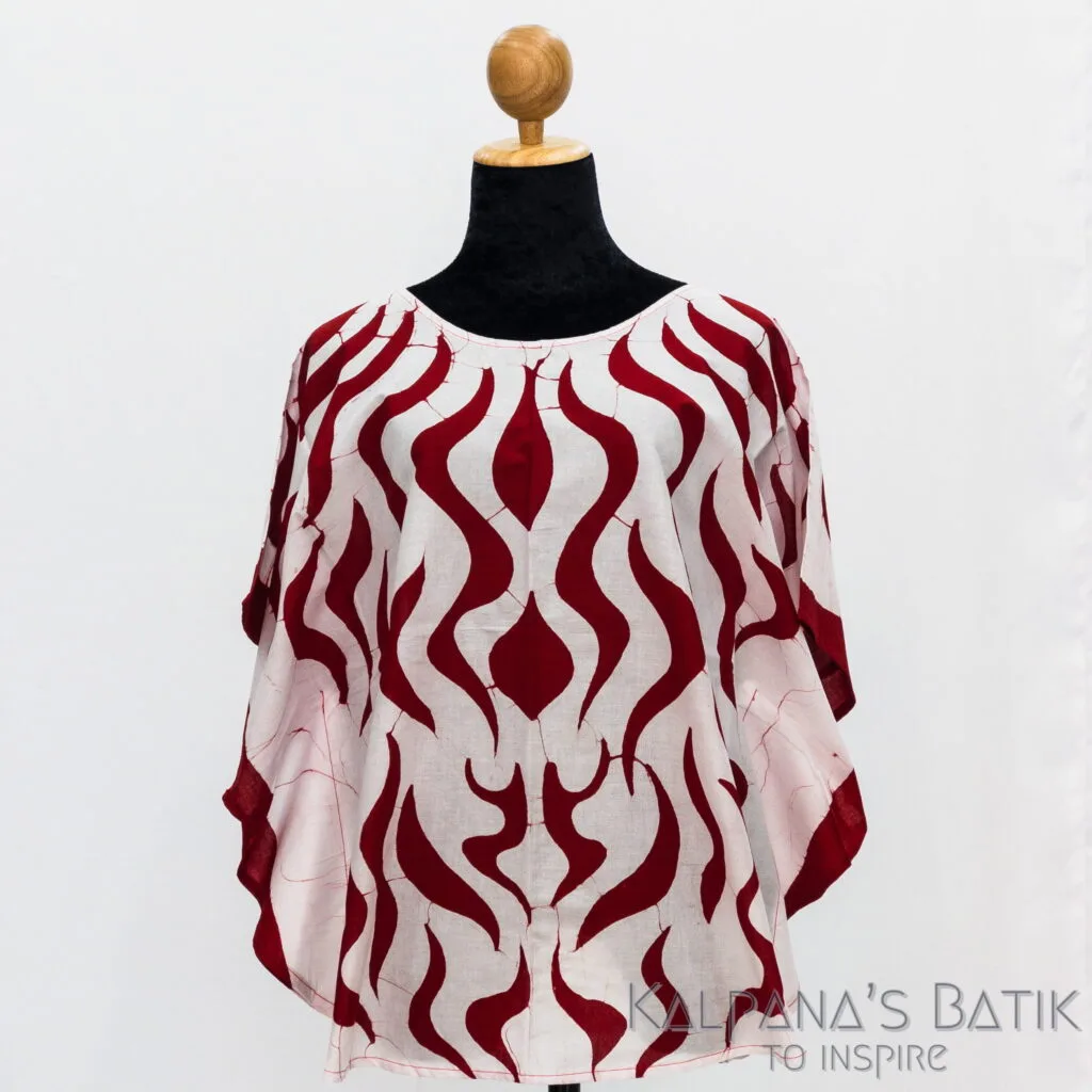 Batik poncho blouses 285 scaled 1