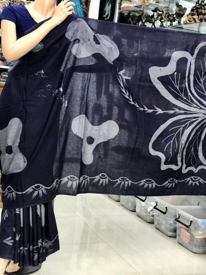 Cotton Batik Saree CBS19 - Image 2