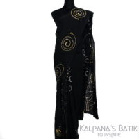 Cotton Batik Saree CBS83 - Image 2