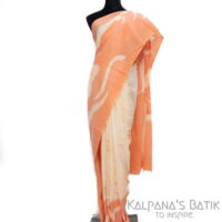 Cotton Batik Saree CBS85 - Image 2