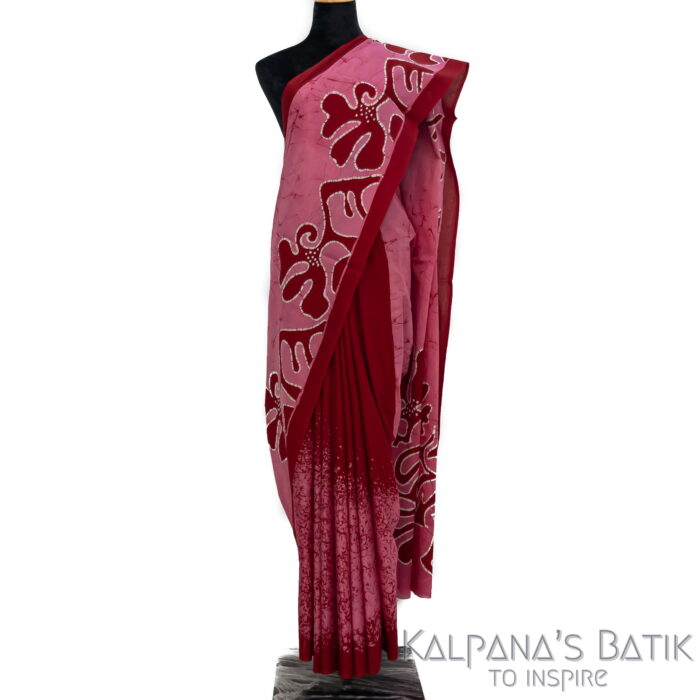 Cotton Batik Saree CBS02 - Image 2