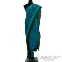 Cotton Batik Saree CBS23 - Image 2