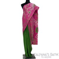 Cotton Batik Saree CBS27 - Image 2