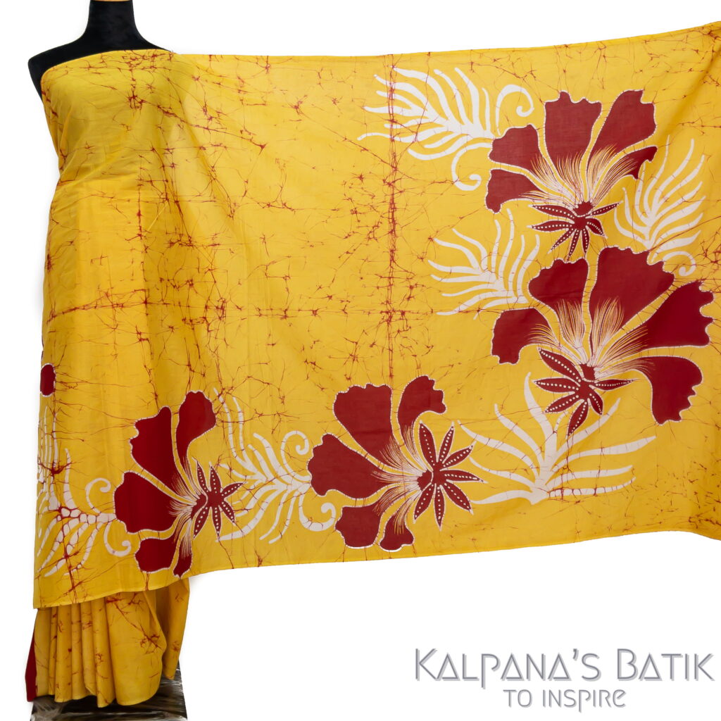 Cotton Super Lawn Batik Saree 3.1 2