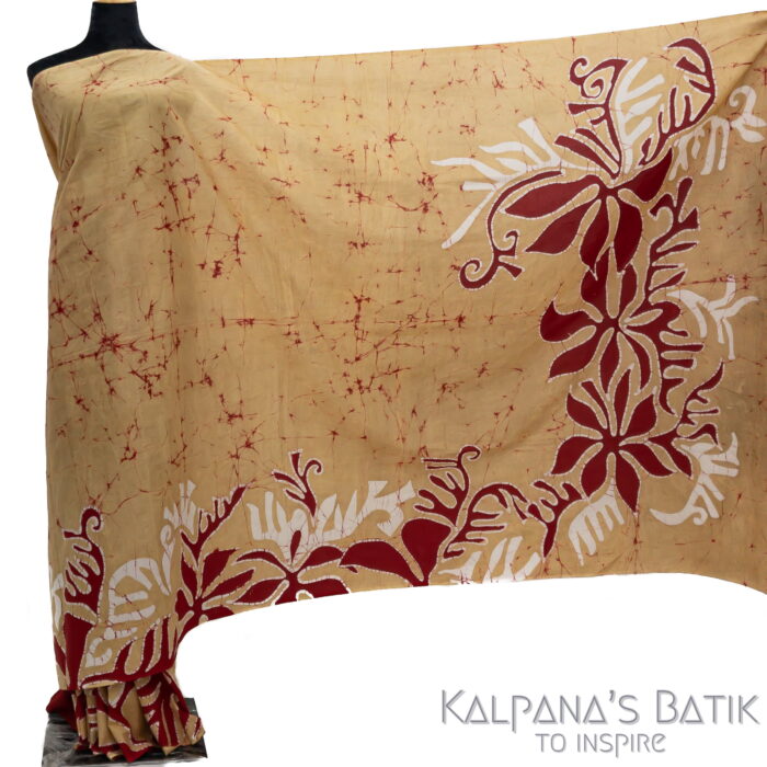 Cotton Super Lawn Batik Saree 35.1 2