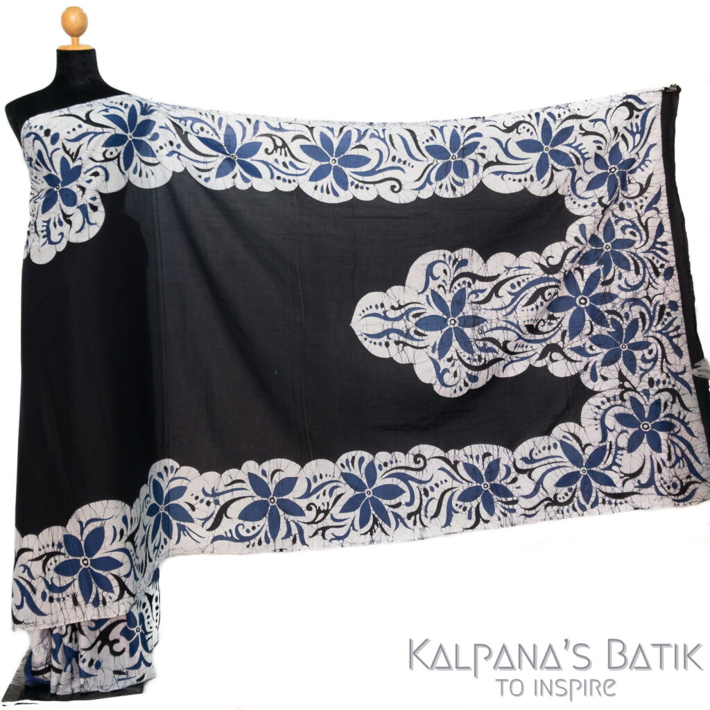 Cotton Super Lawn Batik Saree CBS 94.1