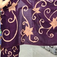Cotton Batik Saree CBS15 - Image 2