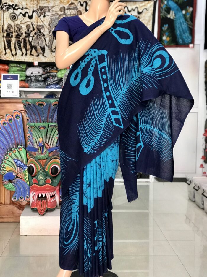 Cotton Batik Saree CBS07