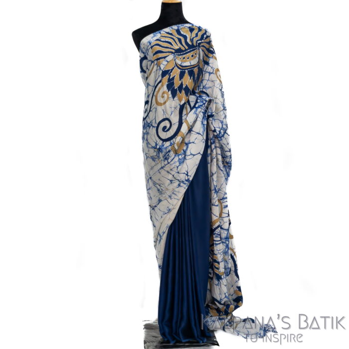 Silk Batik Saree SBS11 - Image 2